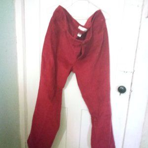 Christopher Banks Red Stretch Corduroy Pants Size 16